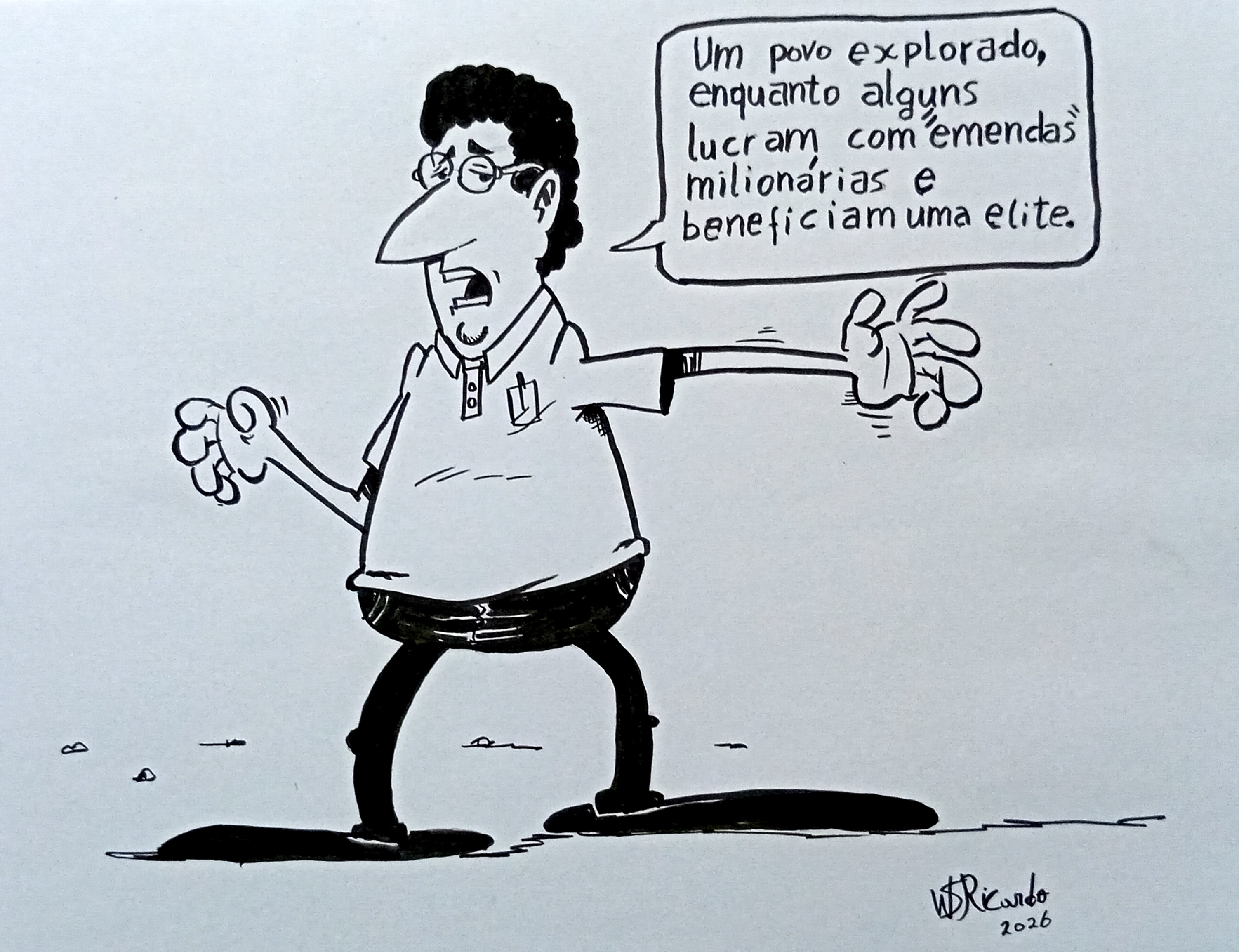 CARTUM DA SEMANA Emendas Parlamentares 